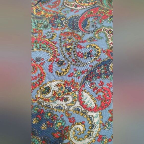 Dior Christian Dior Vintage Silk & Wool Fringe Paisley Formal Scarf - Picture 7 of 12